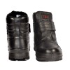 TSF LEATHER WINTER FUR BOOT FOR MEN's (BLACK)